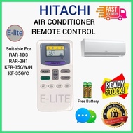 (NEW) HITACHI AIR CONDITIONER REMOTE CONTROL RAR-1D3 RAR-2H1