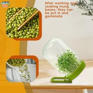 CAUSI Sprout Maker Kit, With Stand Plastic Sprouting Lids,  Easy  Germination Bean Sprouts Grow Kit 