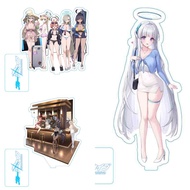 Keychain, Standee, Glass Painting Blue Archive Takanashi Hoshino Game Anime Study Desk Decoration