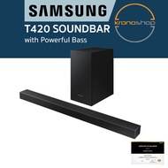 Samsung T420 2.1ch Soundbar | 150W | Wired Subwoofer | HW-T420 HWT420 HW-T420XM HWT420XM