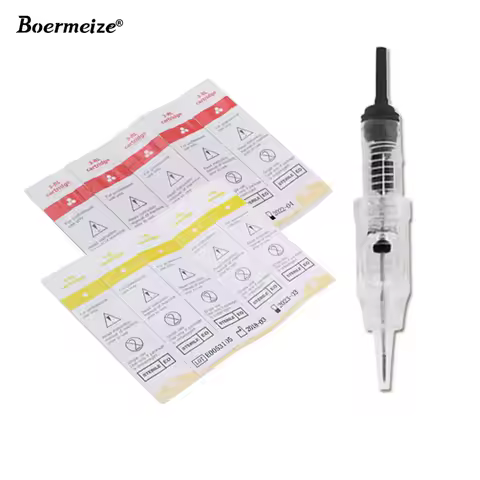 Tattoo Needles 1RL 100piece Cartridge Needles Disposable Sterilized Tattoo Permanent Makeup Needles 