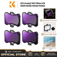 Bộ Kính lọc ND khái niệm K & F (ND8 + ND16 + ND32 + ND64) 4 gói tương thích với DJI Avata 2(3/4/5/6