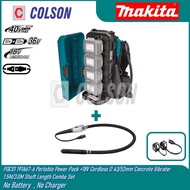 COLSON MAKITA PDC01 191A67-6 Portable Power Pack +18V Cordless Ø 43/52mm Concrete Vibrator 1.5M/3.0M