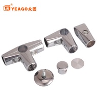 round Tube 25 Stainless Steel Pipe Joint Clothes Hanger Accessories Display Rack Fasteners/Stainless Steel Pipe Connector