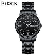 BIDEN Jam Tangan Pria S001 Quartz Kalender Keren Luminous Anti Air Jam Tangan Cowok Original