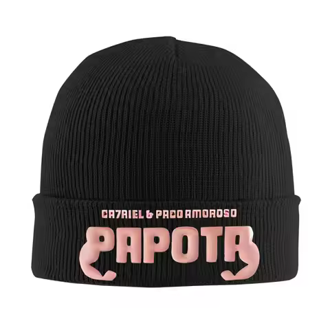 CA7RIEL & Paco Amoroso Papota Tour Knit Hat Beanies Autumn Winter Hat Warm Unisex Hip Hop Cap Men Wo