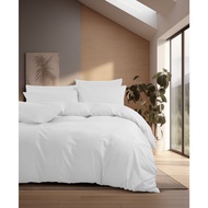 Studio One Bed Sheet Set + Duvet (3.5 Feet/5 Feet/6 Feet) Chansons Emboss Collection Woven 480 Threa