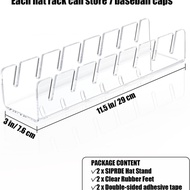 Storage Storage Cap Storage Display Rack Baseball Cap Hat Display Rack Bracket Transparent Acrylic