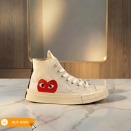 Converse Chuck Taylor 70s CDG High White One Heart Premium Original 100%
