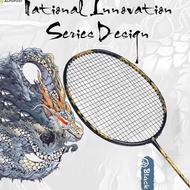 LOKAL ALPSPORTS Badminton Racket ALP SL 4U Max 28lbs (Standard 21Lbs) Balanced Fiberglass Fiber Suit