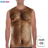 New Ugly Sleeveless Belly Shirt, Unique and Cute Adult Shirt
