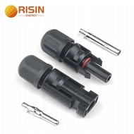 Risin IP67 Mc4 Solar Panel Connector PV Cable Connectors for Solar Cable 2.5mm2 4mm2 6mm2