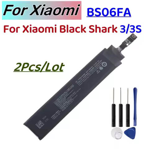 2pcs/lot For Xiaomi BS06FA Original Battery For Xiaomi Black Shark 3 3S BSO6FA High Capacity Genuine