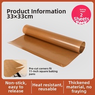 LIEHUFU | Heat Resistant Non Stick Reusable Baking Paper 28x28