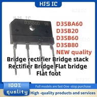 1-5PCS D3SBA60 D3SB20 D3SB60 D3SB80 D3SB Bridge rectifier Bridge stack Rectifier Bridge Flat bridge 