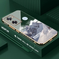 Casing OPPO A57 4G 2022 OPPO A77 4G OPPO A77S oppo A77 2022 5G Phone Case Snow Mountain Silicone pre