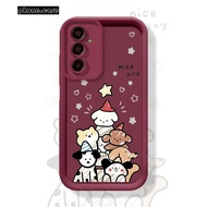 Suitable for Samsung A53 A54 A55 A56 A57 A70 A71 A72 4G/5G,A Simple Solid Color Phone Case with Fash