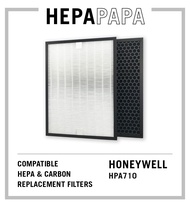 Honeywell HPA710 Compatible Replacement Filters for Filter Models HRF-Q710E &amp; HRF-L710E (HEPAPAPA)