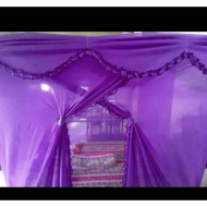 kelambu nyamuk rempel ukuran 300x300 cm jumbo kelambu polos premium