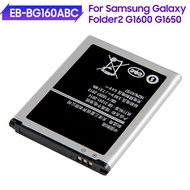 2023 100% Original Battery EB-BG160ABC for Samsung Galaxy Folder 2 G1600 G1650 Replacement Phone Battery Genuine Battery 1950mAh