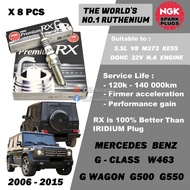 NGK Premium RX Spark Plug - Mercedes Benz W463 G Wagon G500 G550 5.5L V8 M273 KE55 N.A DOHC 32V ( 20