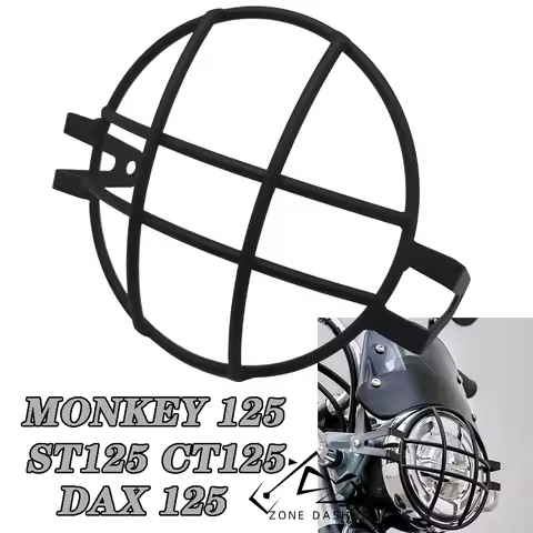 Motorcycle headlight protection cover grille protection mesh headlight cover For HONDA MONKEY125 CT1