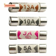 PEONYTWO 10Pcs Ceramic Fuse Replace 3-13A Mains Plug British Plug