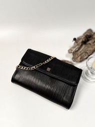 Givenchy vintage 日本二手 中古復古古董 經典黑色皮革 肩背包 側背包 手拿包 晚宴包 鏈帶包