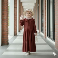 Gamis Anak Rayon Midi Dress Usia 1 - 15 Tahun