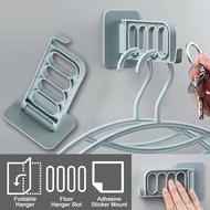 Chiaw77 Wall Mounted Foldable Four Hole Hanger Slot