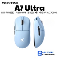 Chuột Máy Tính Không Dây Mchose A7 - 3 Chế Độ Kết Nối - Trọng lượng nhẹ - Dùng cho PC laptop