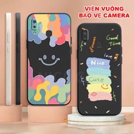 Huawei Nova 3 / 3I / 3E / P20 Lite / 4E / P30 Lite / Y6 2019 TPU Case With Square Edge Printed smile, cute Picture Newest cute