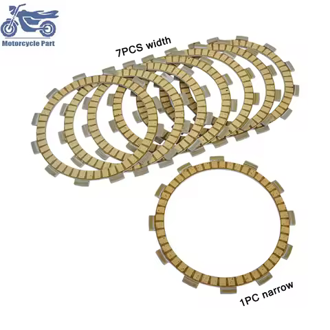 8pcs Mototrcycle Clutch Friction Plates Kit For SUZUKI GSX600F GSF600 Bandit GSX600F GS650G GS750 GT