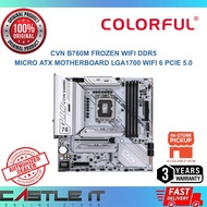 Colorful CVN B760M Frozen WiFi DDR5 Micro ATX Motherboard LGA1700 WiFi 6 PCIe 5.0