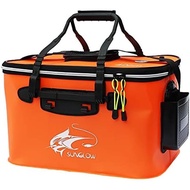Fishing Bucket, 6Gallon/8Gallon/10Gallon Foldable Fish Bucket,Live Fish Container Multi-Functional L