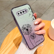 case for samsung s9 plus s9 s8 plus s8 Sparkling Pink Phone Case Dandelion Pattern Anti drop Soft Ca