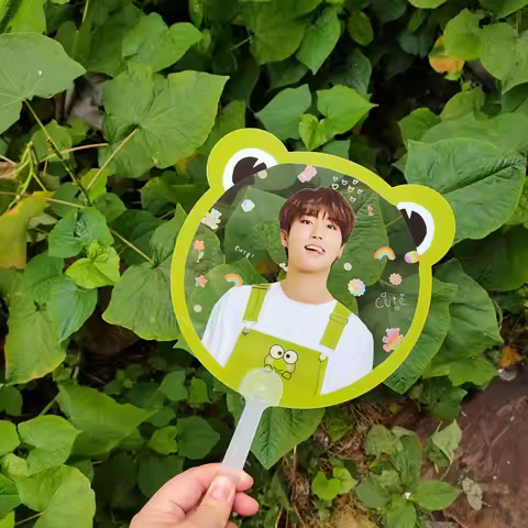 Plastic Transparent Hand Fans, Kpop Star, Korea Hand Fan, Jonghyun Johnny Haechan V, Eco Friendly, C