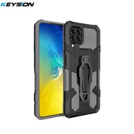 Ốp Chống Sốc KEYSION Cho Samsung A01 Core M01 Core Giá Đỡ Silicon Ốp Lưng Điện Thoại Dành Cho Galaxy