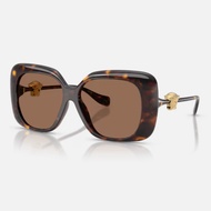 VERSACE|VE4499U-108/73 Square Plastic Frame Sunglasses [Gloria Glasses]
