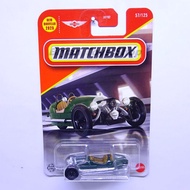 HIJAU Matchbox 2021 Morgan 3 Wheeler Dark Green
