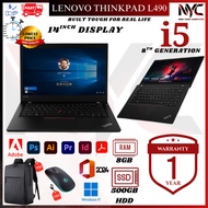 Lenovo ThinkPad T470 L480 L490 i5 6th-8th Gen 14” Business Laptop Grade A Murah Terbaik