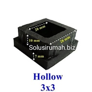 Alas Karet Kaki Kursi Meja Besi Hollow 3x3 1biji