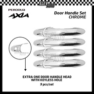 Perodua Axia 2014 - 2022 CHROME Door Handle Door Bowl Cover Perodua Axia Accessories Premium 2015 20