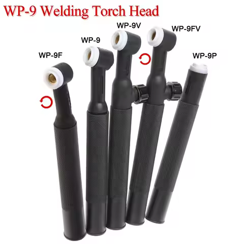 Argon Arc Welding Gun Head WP9 WP9F 9F 9V 9FV SR9 SR9F SR9V SR9FV SR9P TIG Torch Body Air Cooled Hea