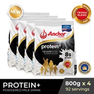 Anchor Protein Plus Milk Powder Plain 800g x4