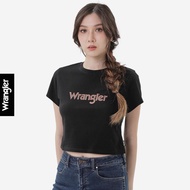 WRANGLER เสื้อยืดแขนสั้นผู้หญิง คอลเลคชั่น Everyday with Wrangler ทรง Slim รุ่น WR F225WTSSN03