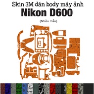 3M Skin for Nikon D600 (Many models) | Anti-fouling film for Nikon D600 body