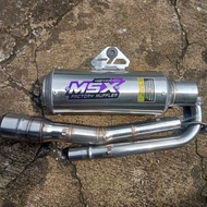 Original msx gp1 exhaust, 18cm long, wrx hanger for vega, Jupiter, revo, supra, karisma, Grand c70, 