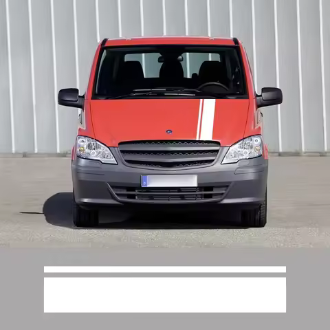 Car Hood Engine Sticker For Mercedes Benz Vito V Class Viano W447 W639 W638 Marco Polo Camper Van Tu