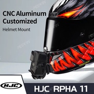 TUYU HJC RPHA 11 Premium Customized Motorcycle Helmet Aluminium Chin Mount For HJC RPHA 11 For Gopro Hero 10 Insta360 DJI Camera